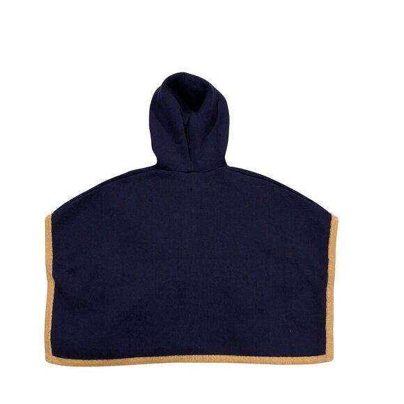 Janie and Jack Baby Girl's Navy Poncho - Size 12-18 months - Like New! - Picture 2 of 2